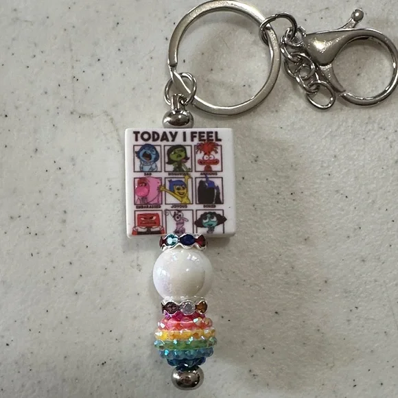 Colorful Beaded Keychain - Picture 1 of 1